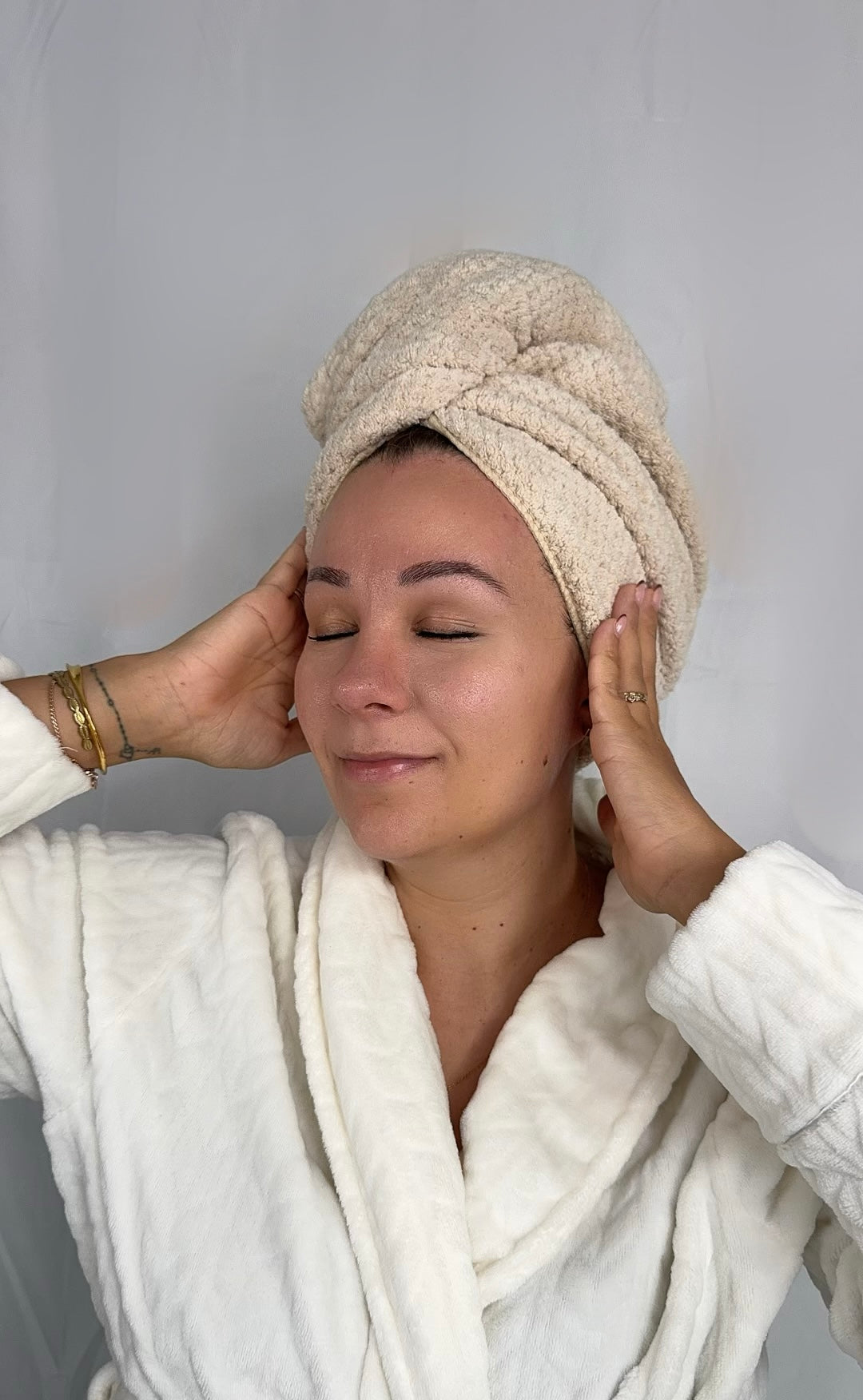 Serviettes cheveux absorbantes