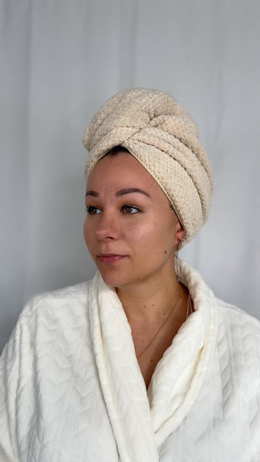 Serviettes cheveux absorbantes