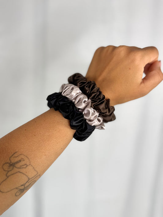 Chouchou en soie 2cm