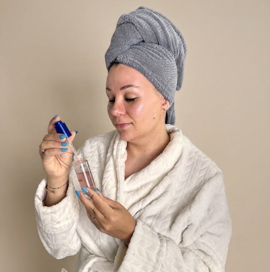 Serviette cheveux absorbante